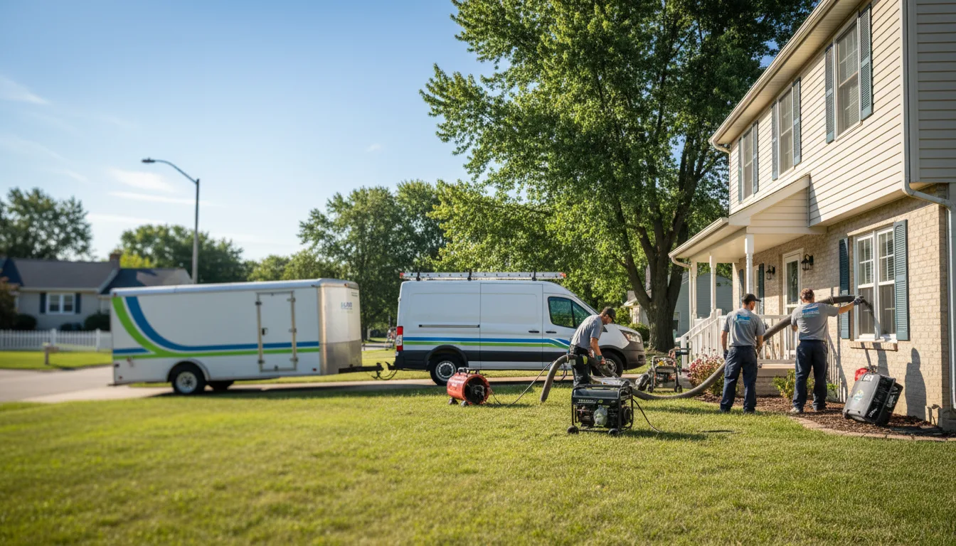 Flooded Basement Restoration And Cleanup With Repair in Hardtner, KS near me